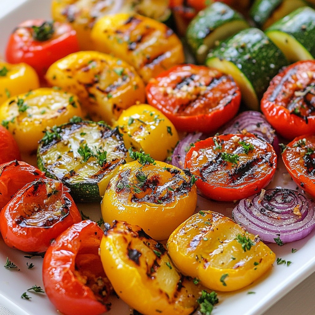 Garlic Herb Grilled Vegetables Einfache und köstliche Zubereitung