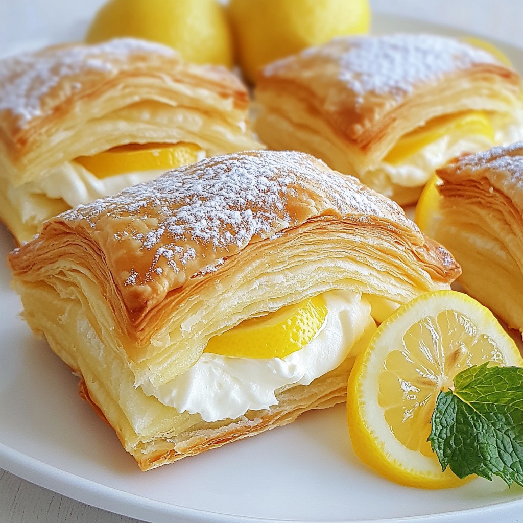 Lemon Cream Cheese Danish Einfaches Rezept für Genuss