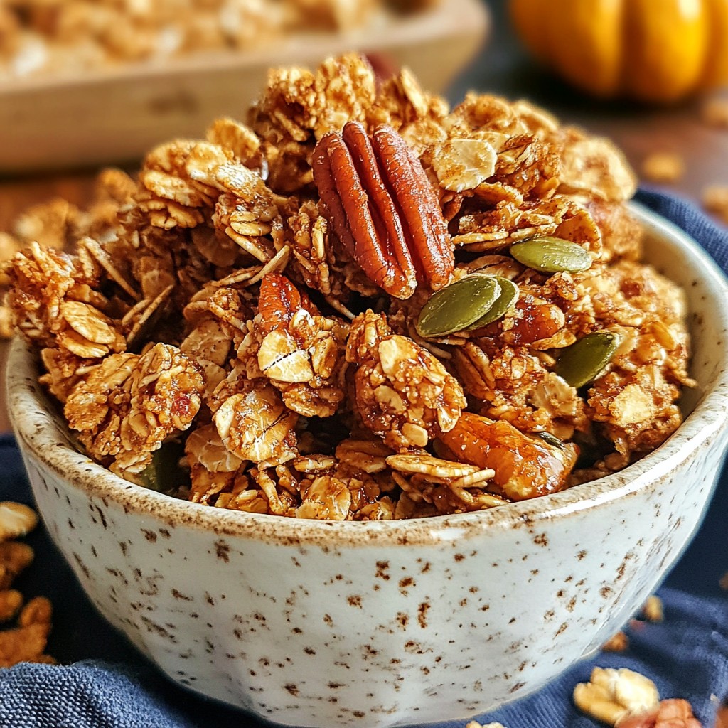 Maple Pecan Granola Clusters Rezept mit tollen Tipps
