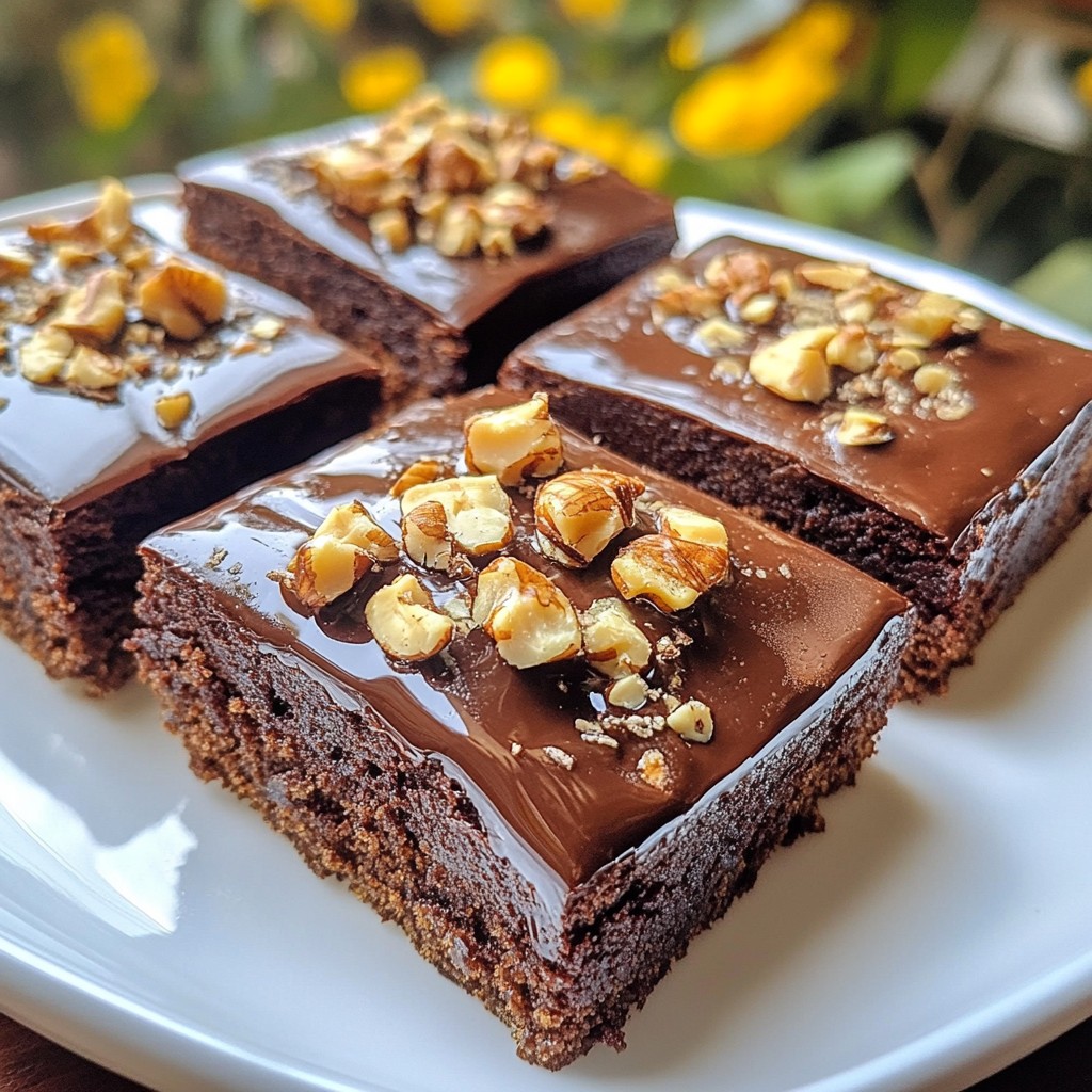 Schokoladen-Espresso-Brownies köstlich und einfach