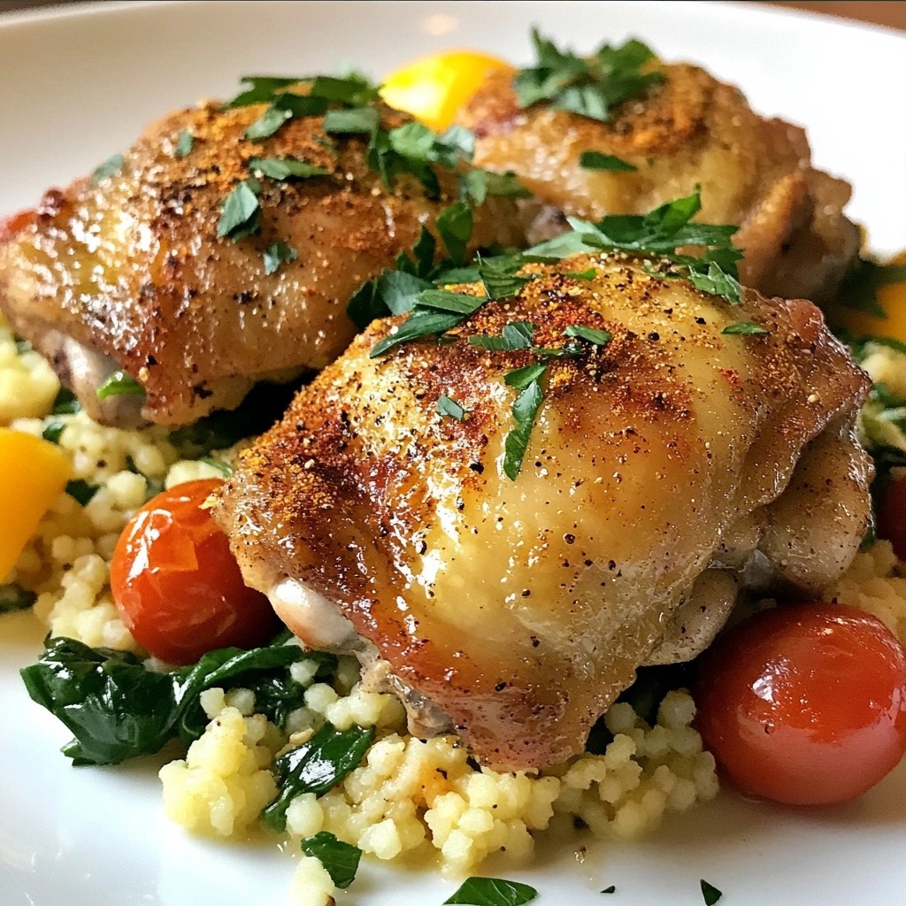Mediterranes Gewürz-Hähnchen mit Couscous Genusshunger