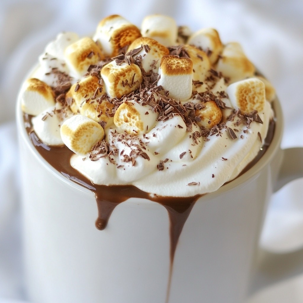 Toasted Marshmallow Hot Chocolate Einfache Genussmethode