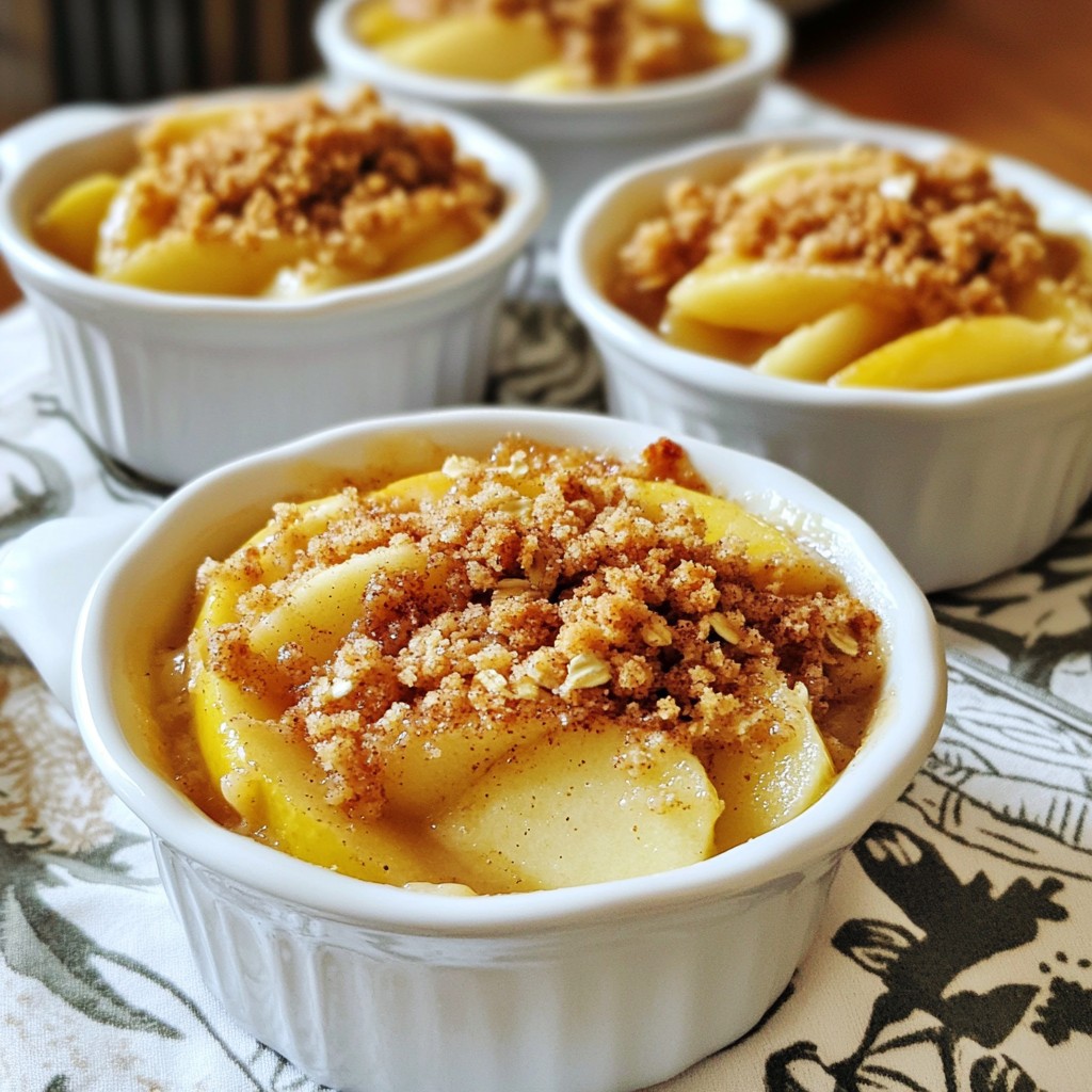 Cinnamon Apple Crumble Himmlischer Backgenuss