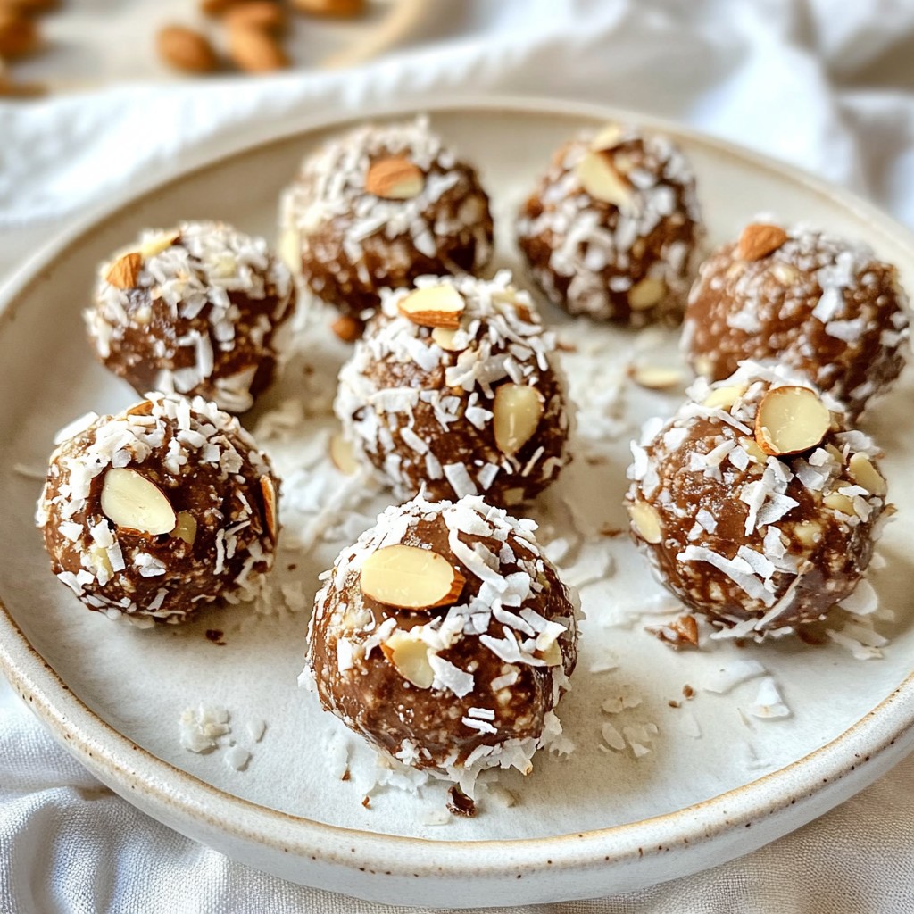 Almond Joy Energy Bites Leckere Power Snacks
