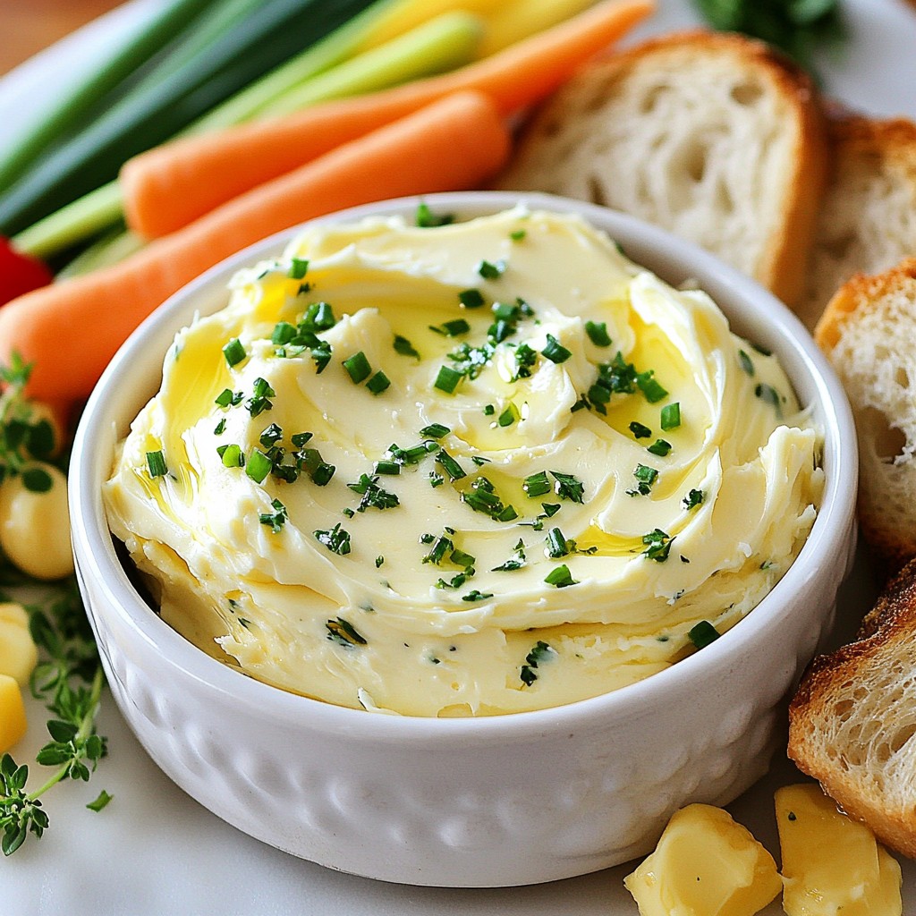 Garlic Herb Butter Board Einfach und Köstlich Zubereiten