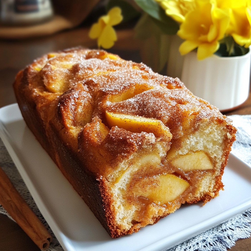 Cinnamon Sugar Apple Fritter Bread Leckerer Genuss