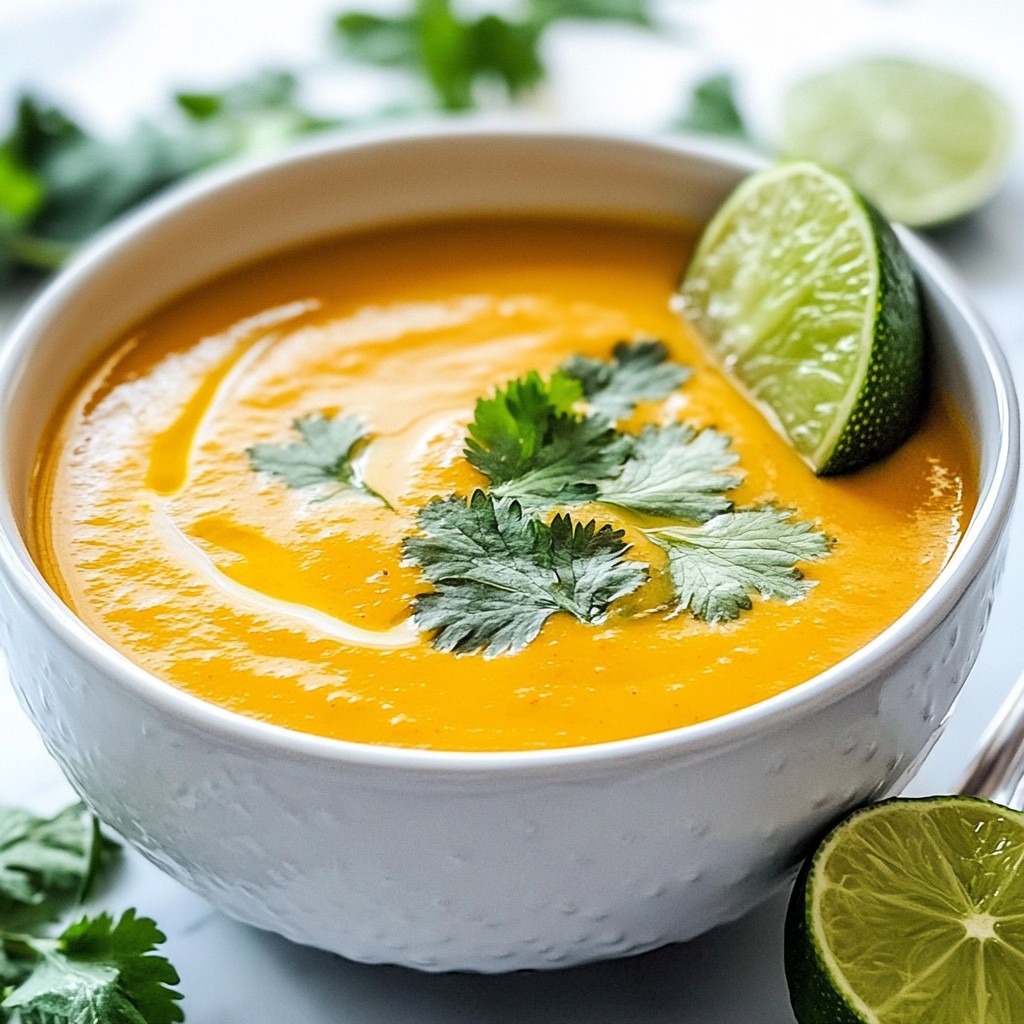 Curry Roasted Sweet Potato Soup Rezept Einfach Lecker