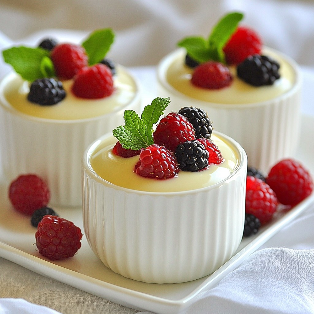 Vanilla Bean Panna Cotta Cremig und Einfach Zubereiten