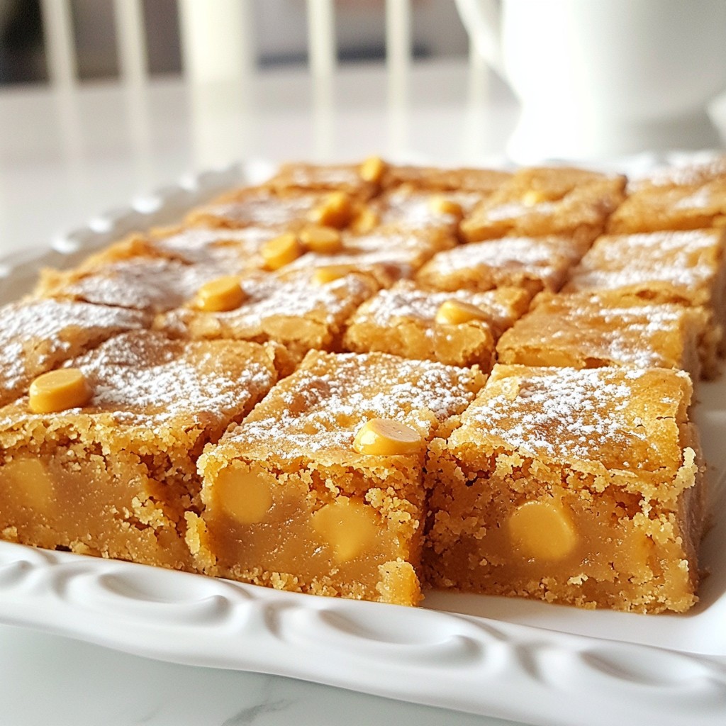 Butterscotch Blondies Genussvolle Backkreation entdecken