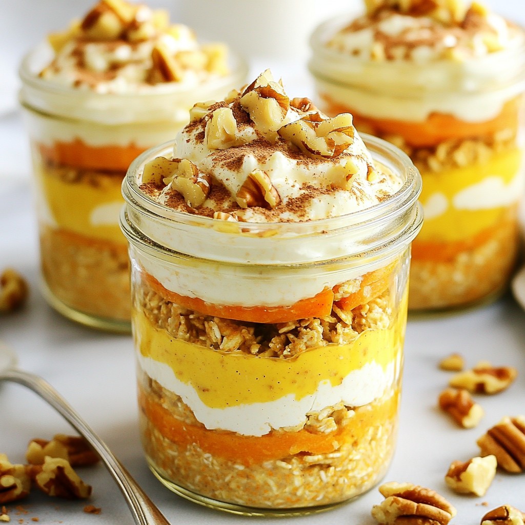 Karottenkuchen Overnight Oats Einfache und gesunde Idee