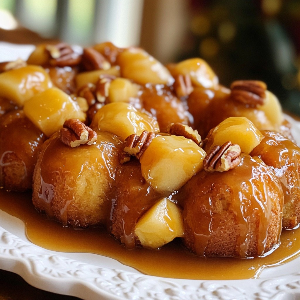 Karamell-Apfel-Monkey Bread Lecker und Einfach Zubereiten