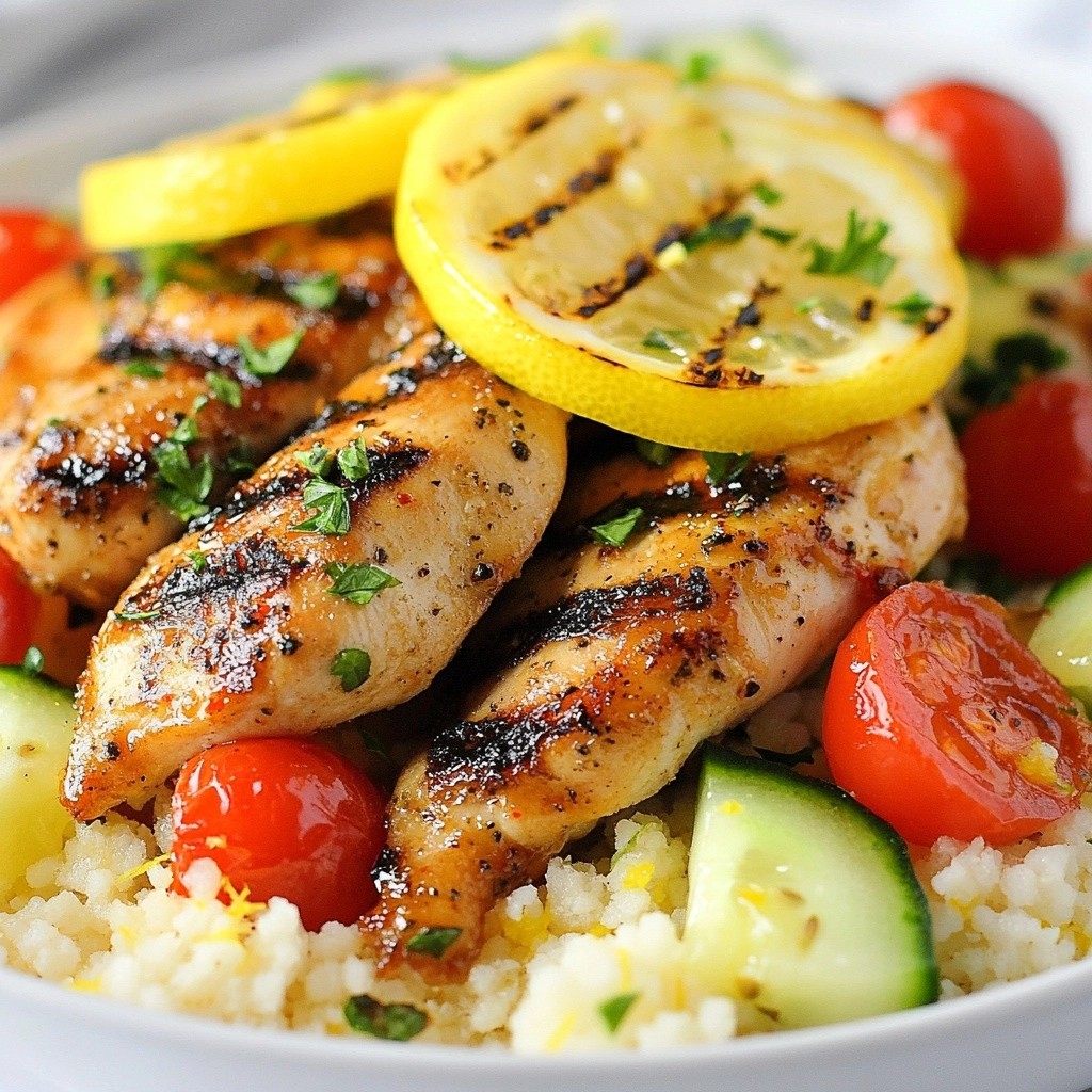 Prep-Friendly Lemon Thyme Chicken with Couscous Rezept