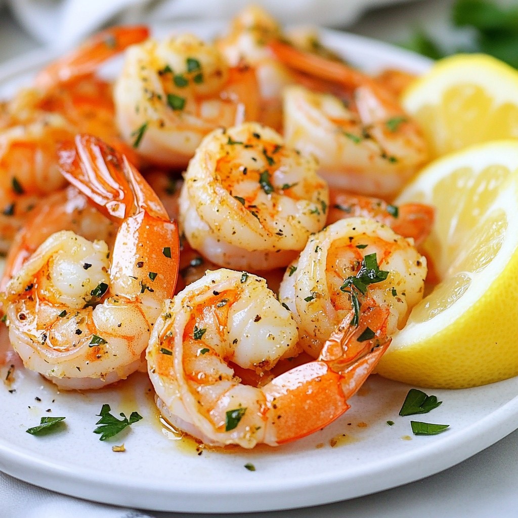 Knoblauch Kräuter Heißluftfritteuse Garnelen Rezept