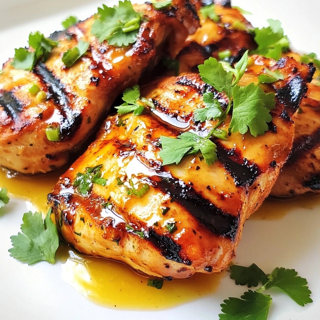 Smoky Grilled Chicken with Honey Lime Glaze Rezept