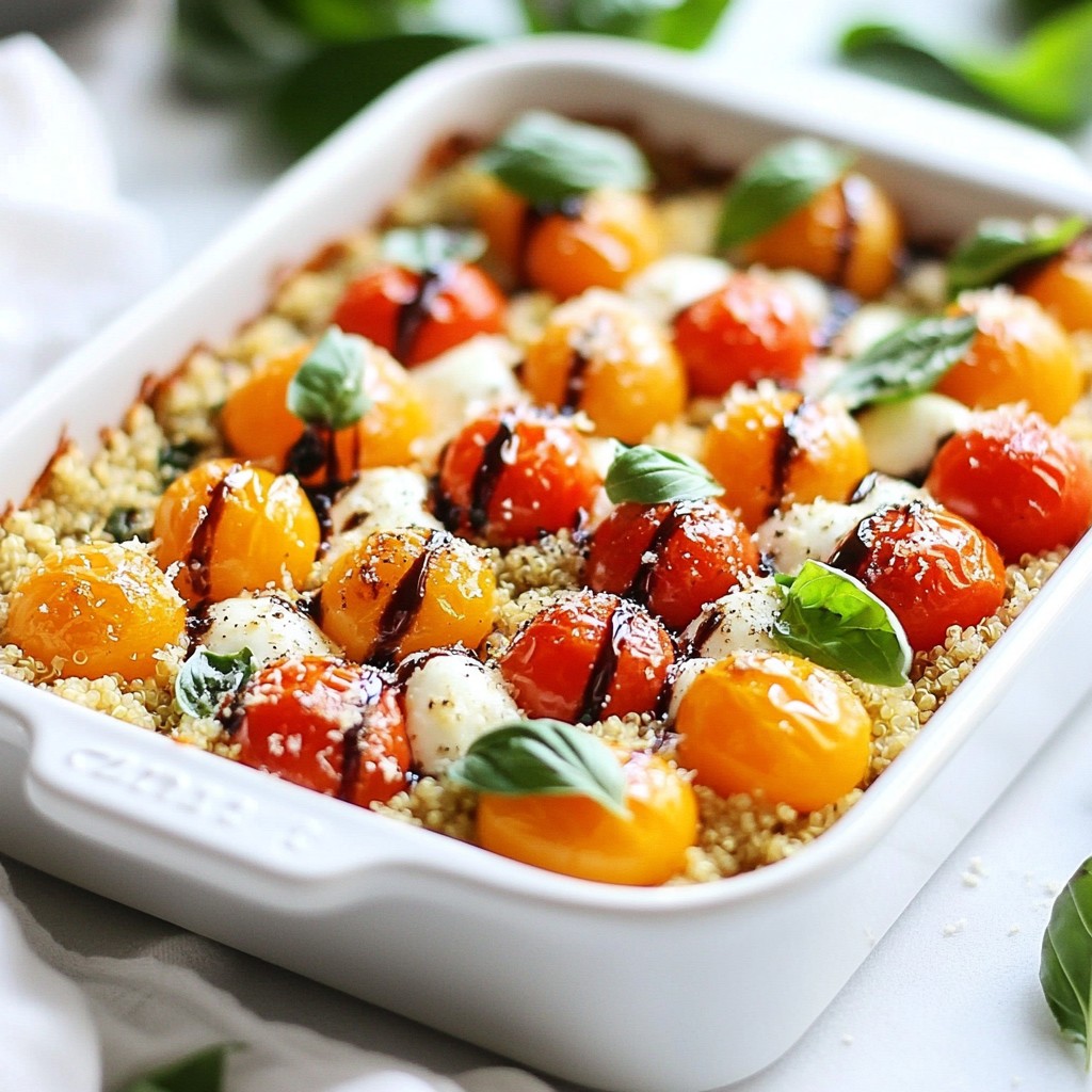 Caprese Quinoa Bake Gesunder Genuss für jeden Tag