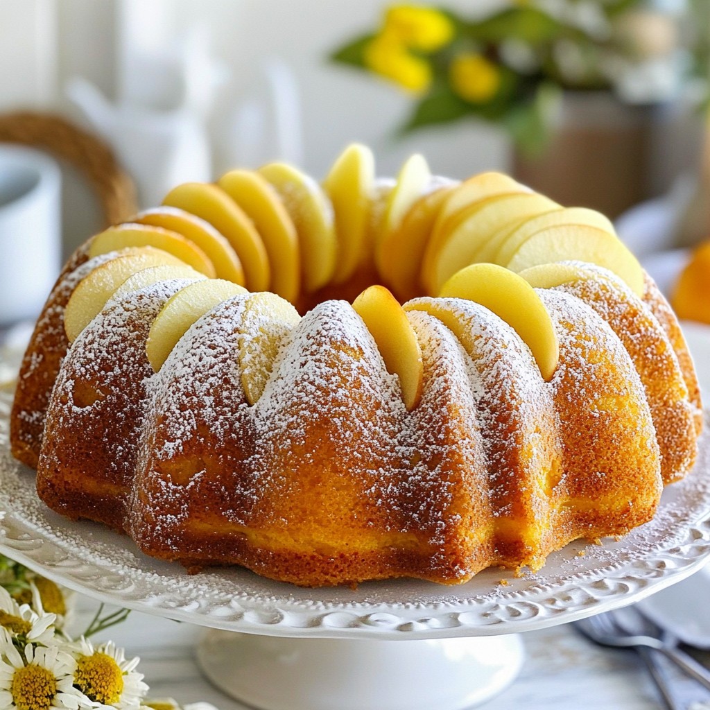 Apfelwein-Donut-Kuchen leckeres Rezept für Genuss