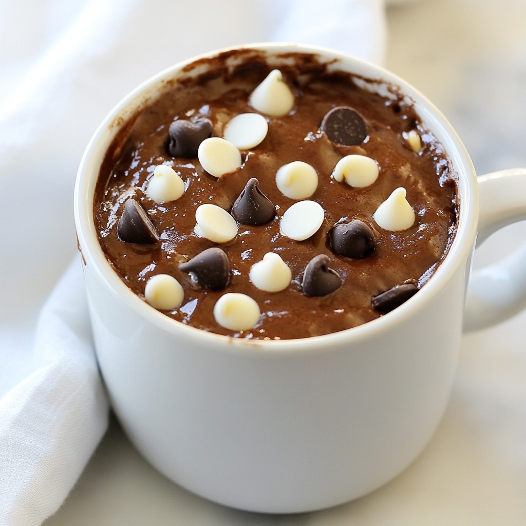Triple Chocolate Mug Cake Köstlicher Genuss schnell