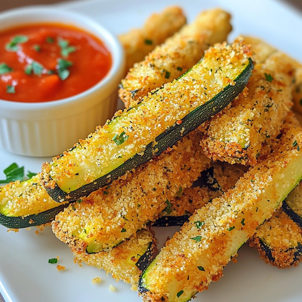 Knusprige Zucchini-Fries Einfach und Lecker Zubereiten