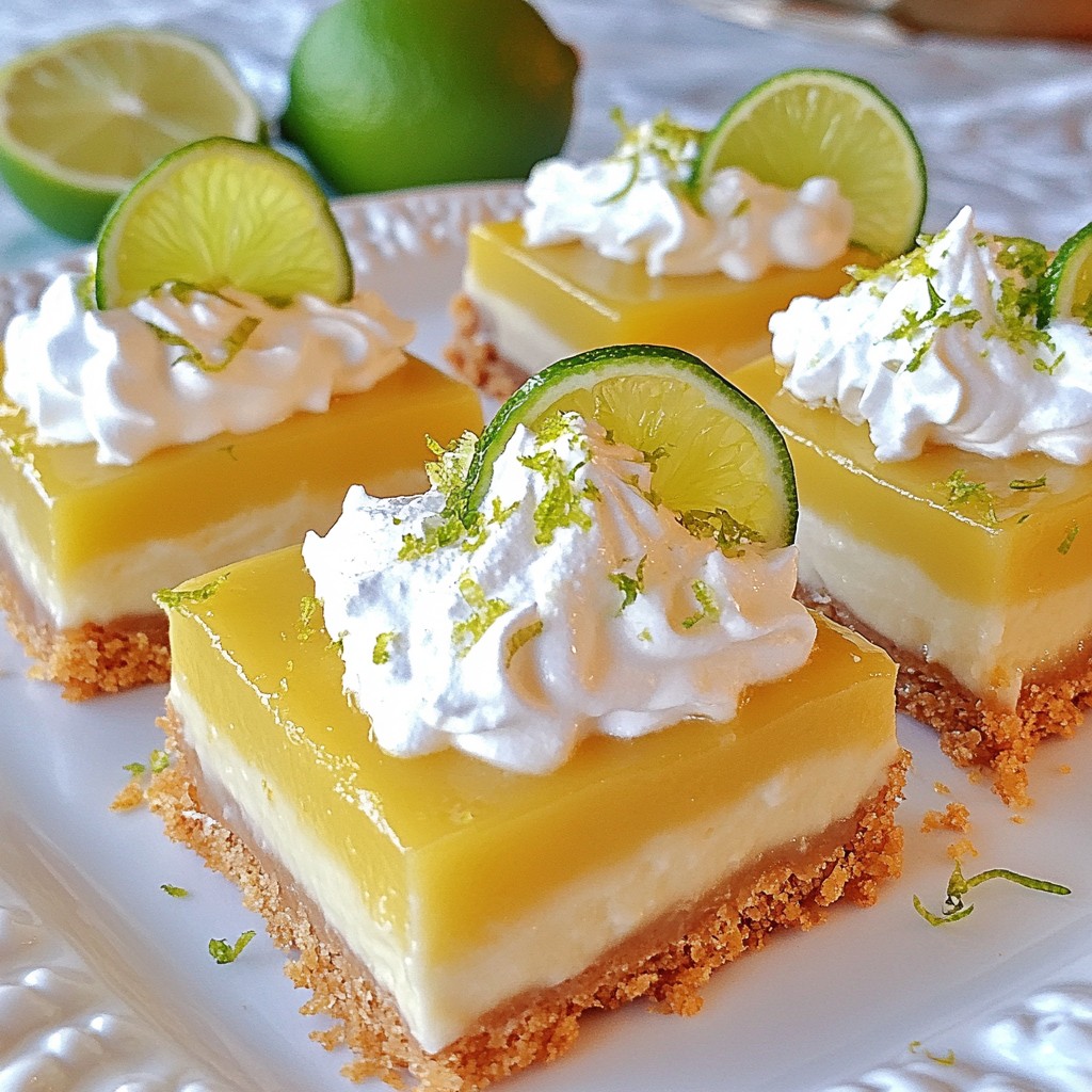 Key Lime Pie Bars Einfaches Rezept für Genuss