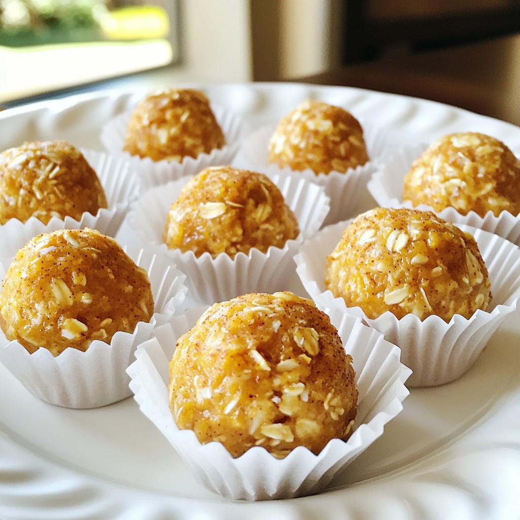 Kürbisgewürz-Energie-Bällchen gesunde Snacks zubereiten