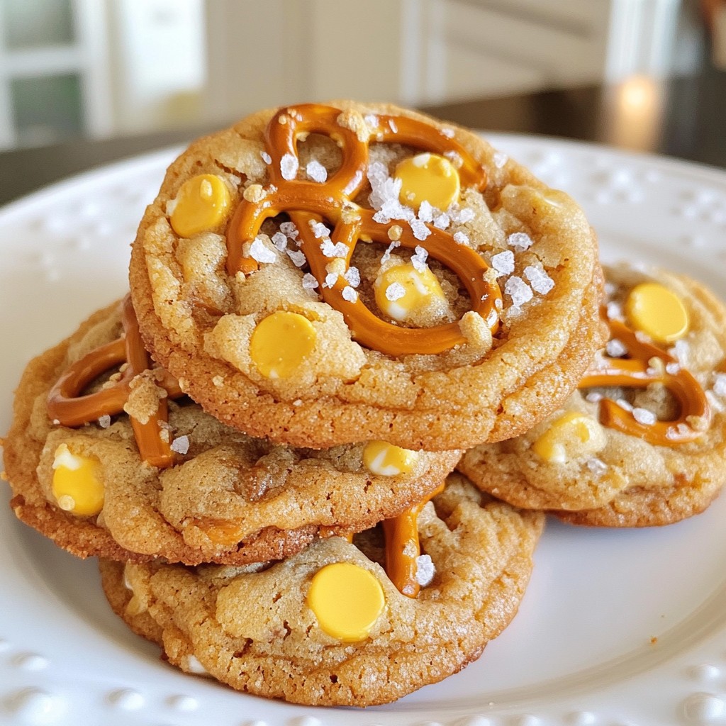 Butterscotch Pretzel Cookies Lecker und Einfach Backen
