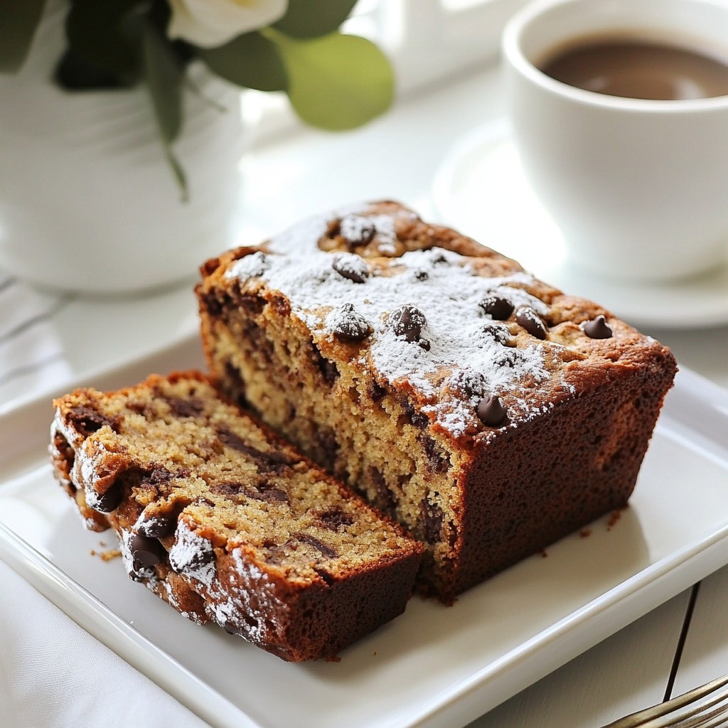 Mocha Chip Banana Bread Schmackhaft und Einfach machen