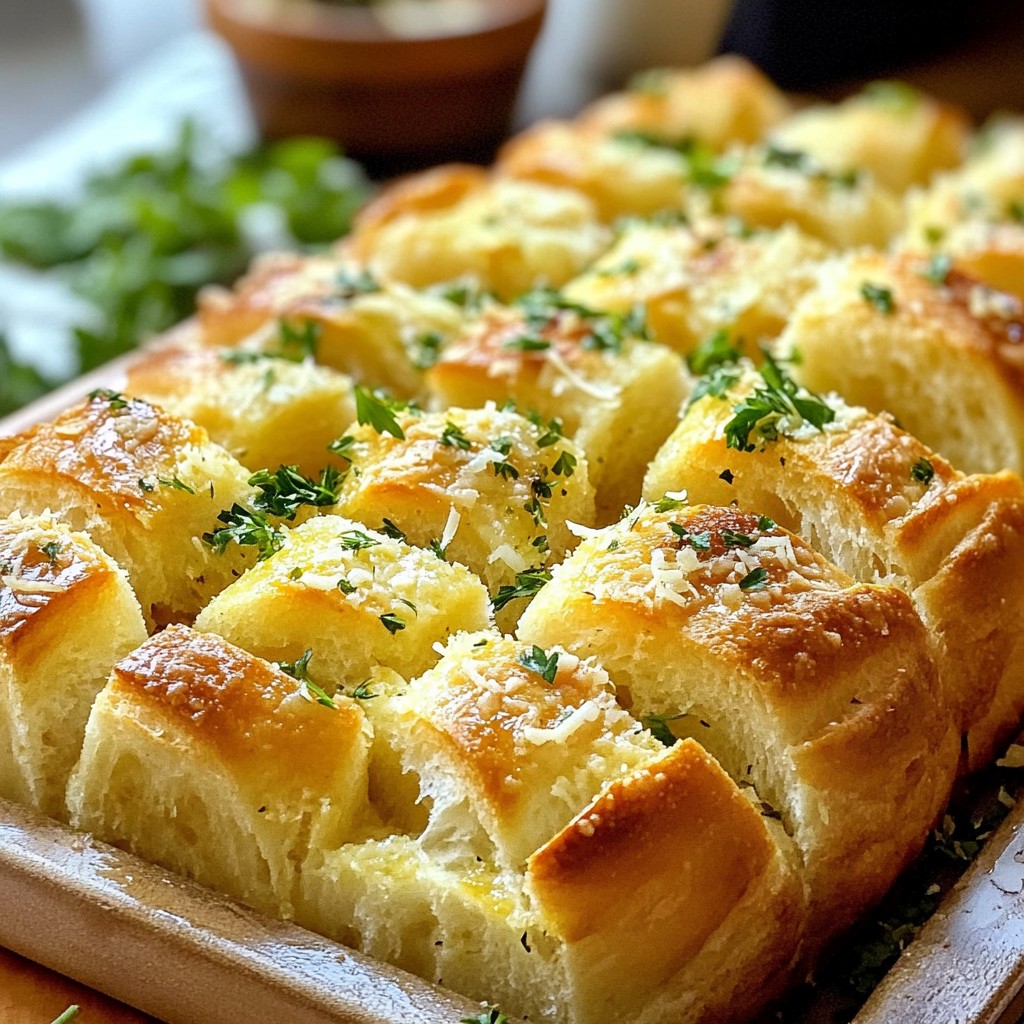 Knoblauch Parmesan Zupfbrot Genussvolles Rezept