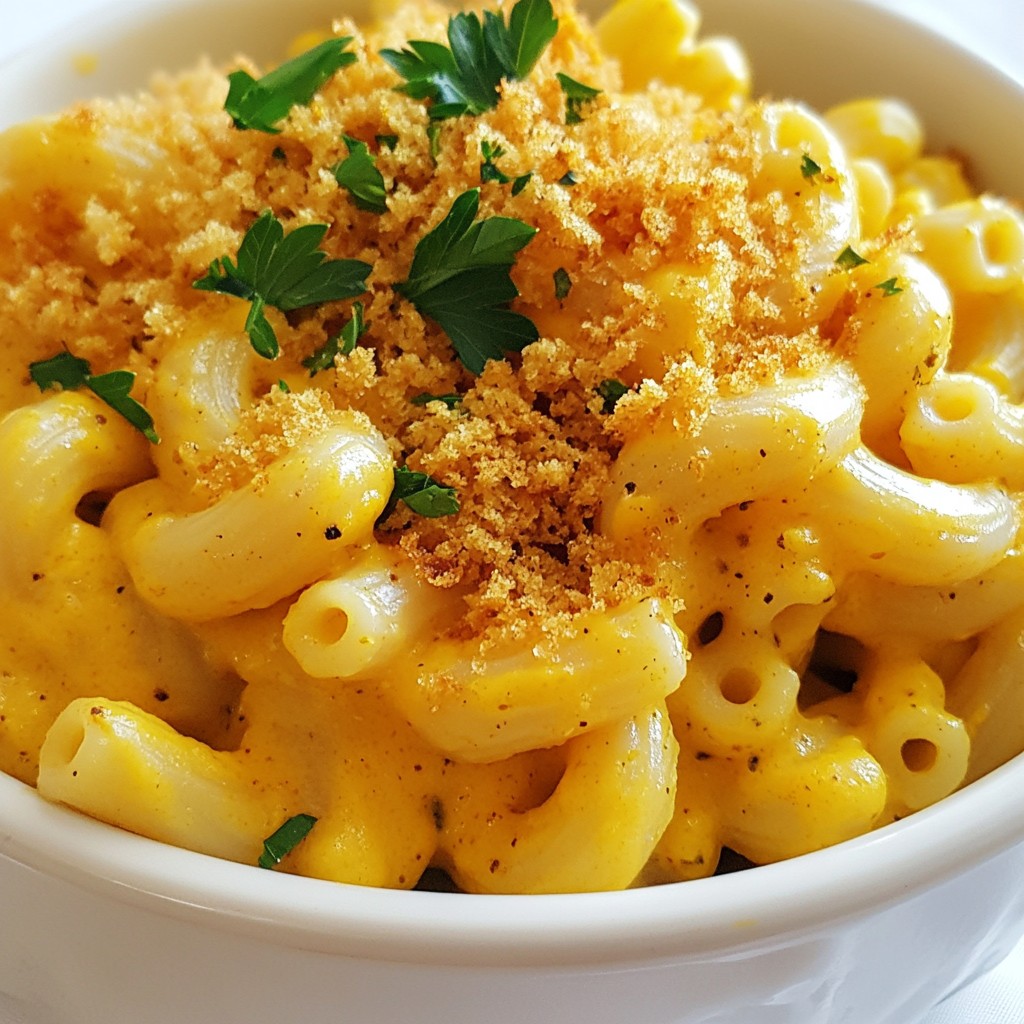 Vegan Butternut Squash Mac and Cheese Einfache Rezeptur
