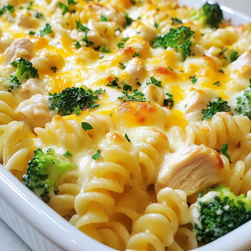 Creamy Chicken Alfredo Bake Einfaches Rezept für Alle