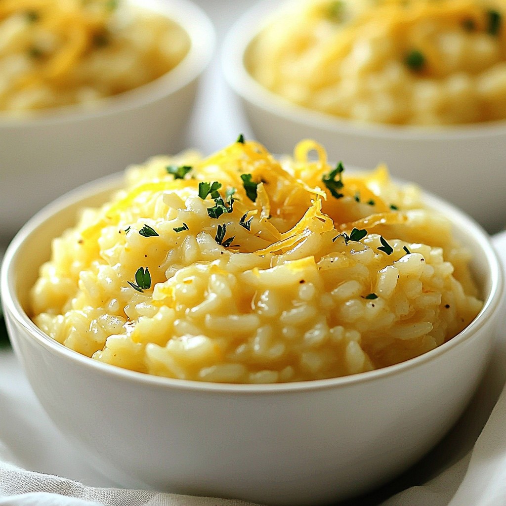 Creamy Lemon Parmesan Risotto Einfach und Lecker
