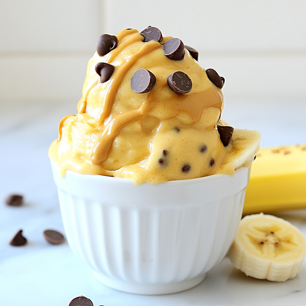Peanut Butter Banana Nice Cream Schnelle Leckerei