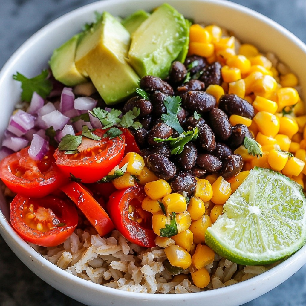 Chipotle Black Bean Burrito Bowls Voller Geschmack
