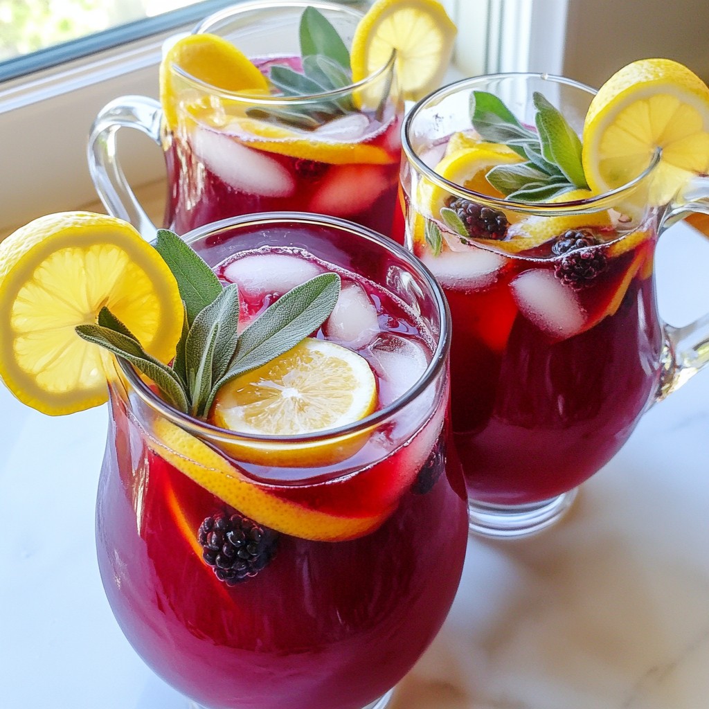 Brombeer-Salbei-Limonade erfrischend und fruchtig