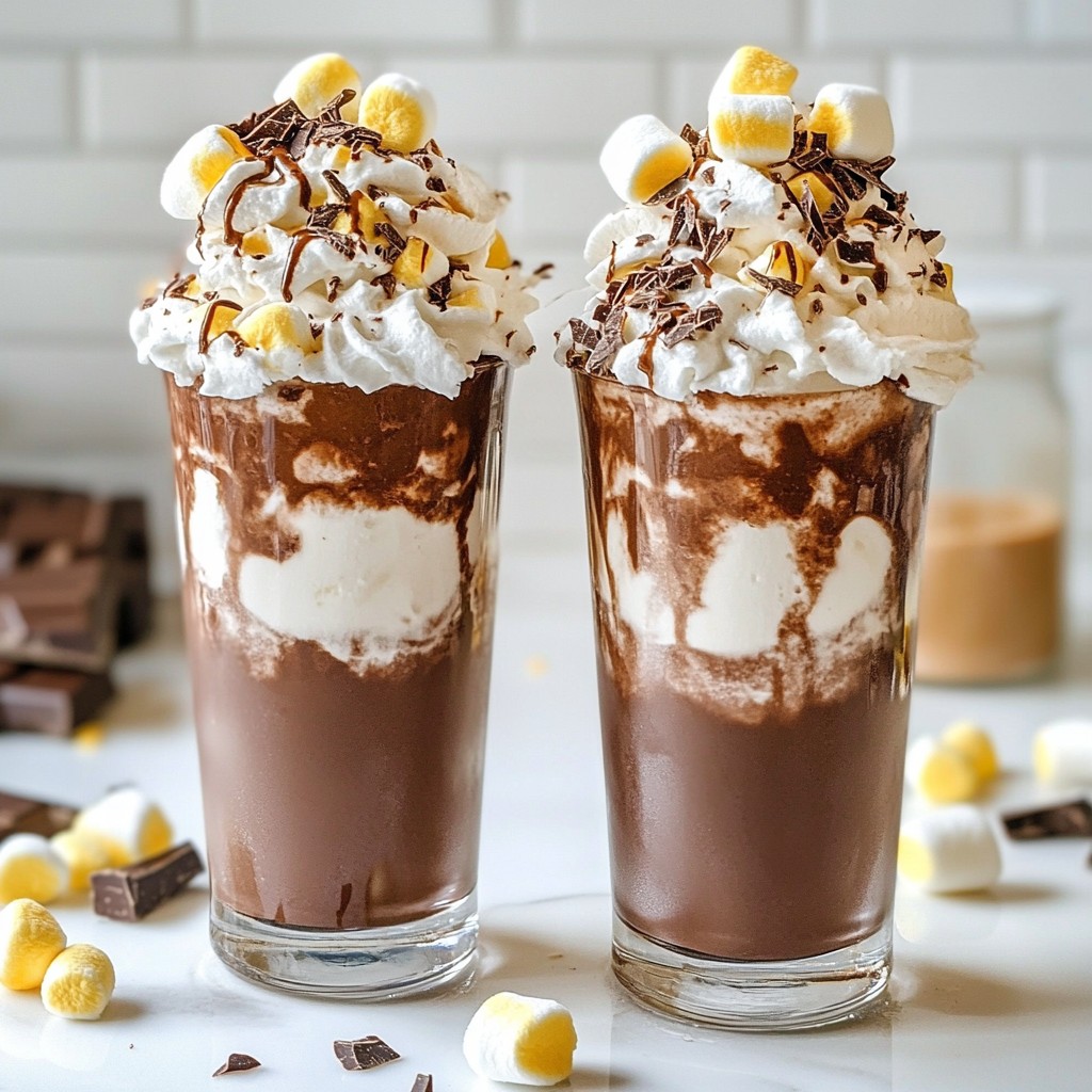 Frozen Hot Chocolate Shake Köstliches Rezept für Genuss