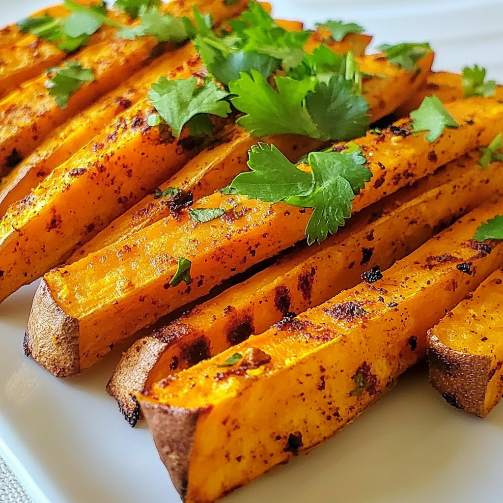 Chili Lime Sweet Potato Fries Knusprig und Lecker