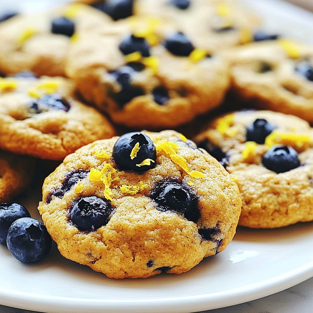Lemon Blueberry Breakfast Cookies – Frisch und Lecker