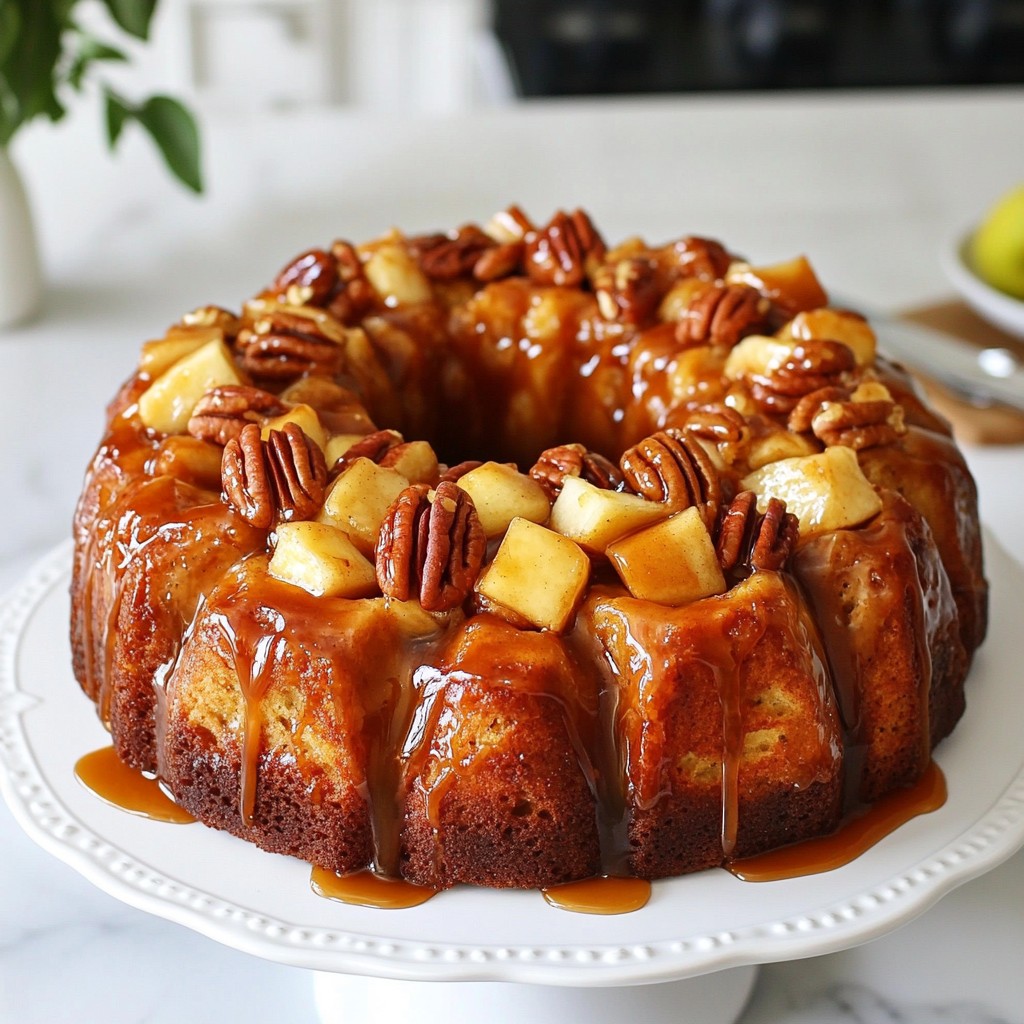 Karamell-Apfel-Monkey-Bread Einfache und köstliche Idee
