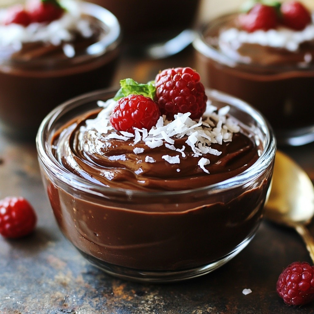 Avocado Chocolate Pudding Einfach und Gesund Genießen