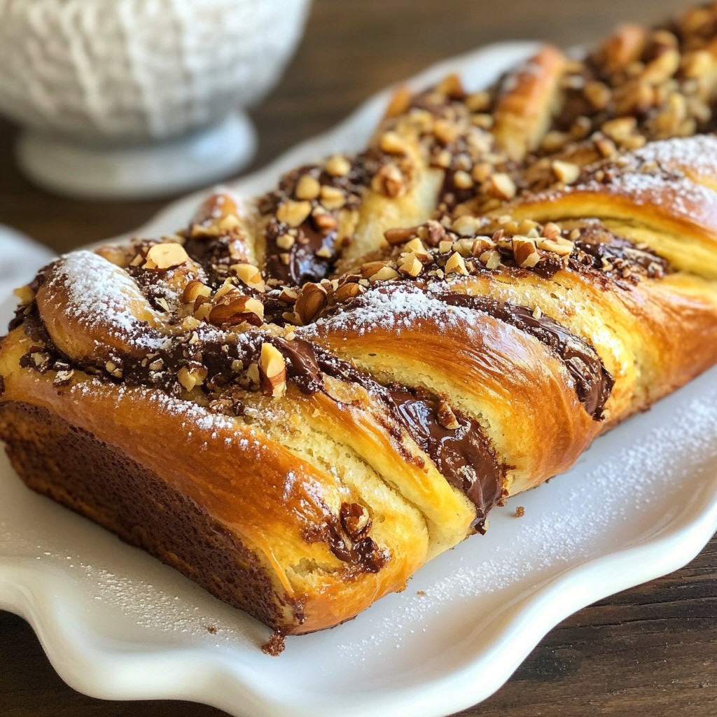 Chocolate Hazelnut Babka köstlich und einfach backen